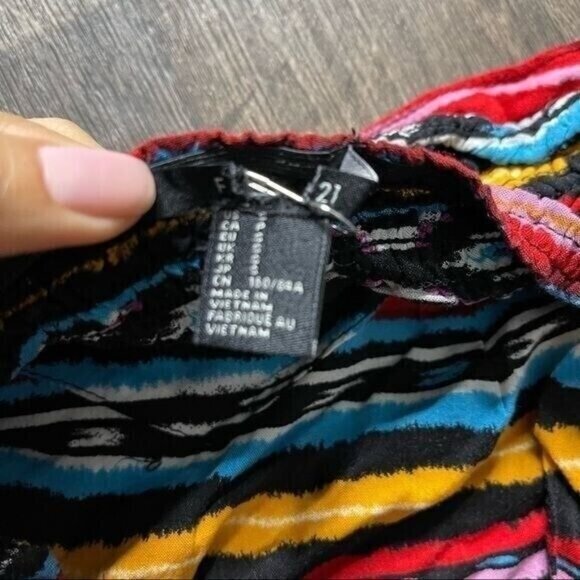 Multicolor Sleeveless Crop Top Size S - Picture 5 of 5